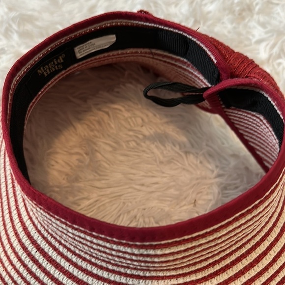 Sun Visor Stripe Hat - Picture 6 of 6
